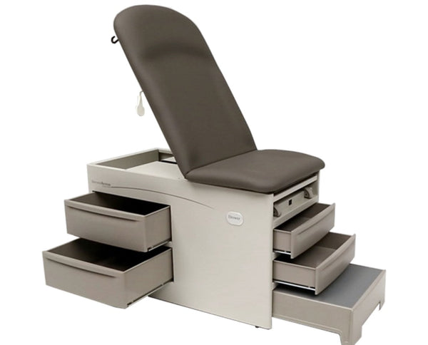Brewer Access Exam Table w/ Drawers & Adjustable Back.
