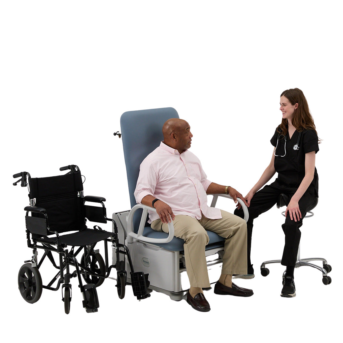 Brewer Flex PLUS Access Bariatric Power Hi Lo Exam Table.