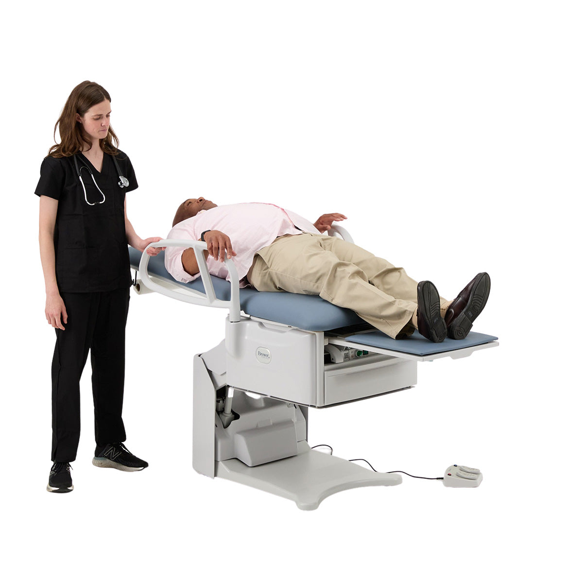 Brewer Flex PLUS Access Bariatric Power Hi Lo Exam Table.