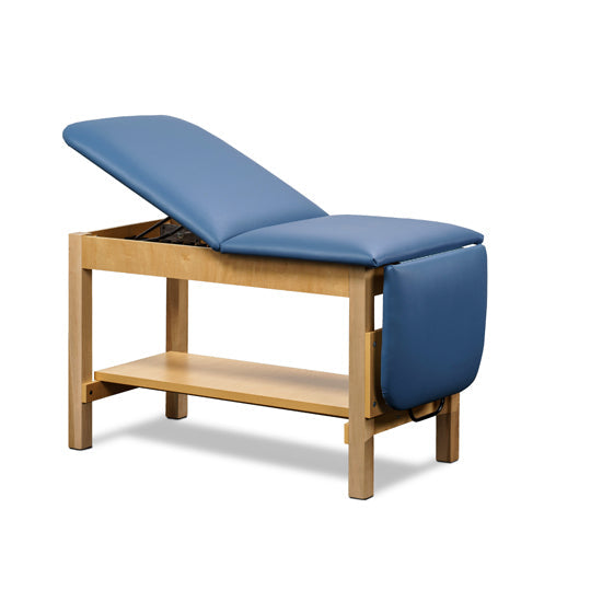 Clinton Space Saver Exam Table w/ Adjustable Back & Leg Rest.