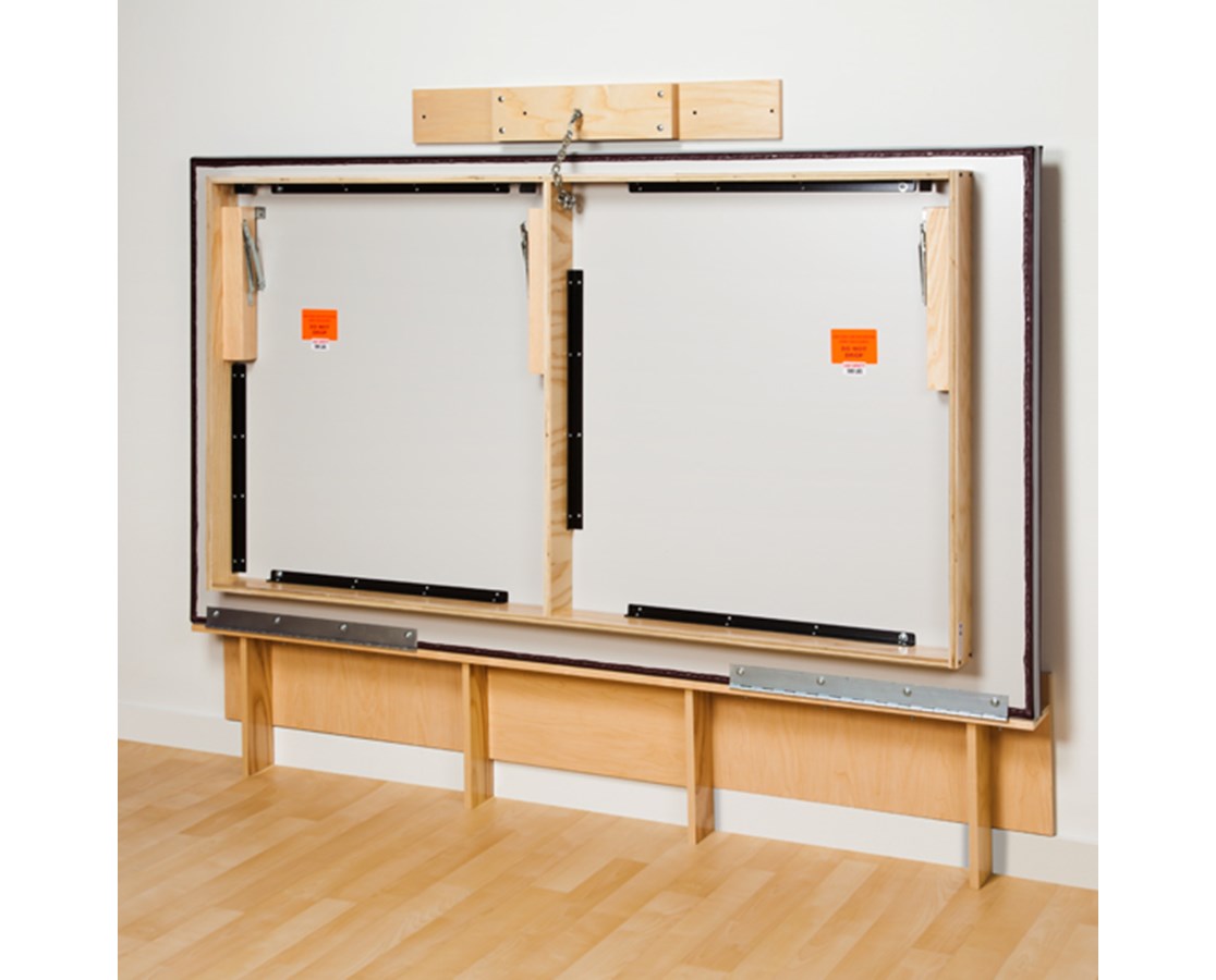 Clinton Wall Mount Rehab Therapy Table w/ Flat Top.