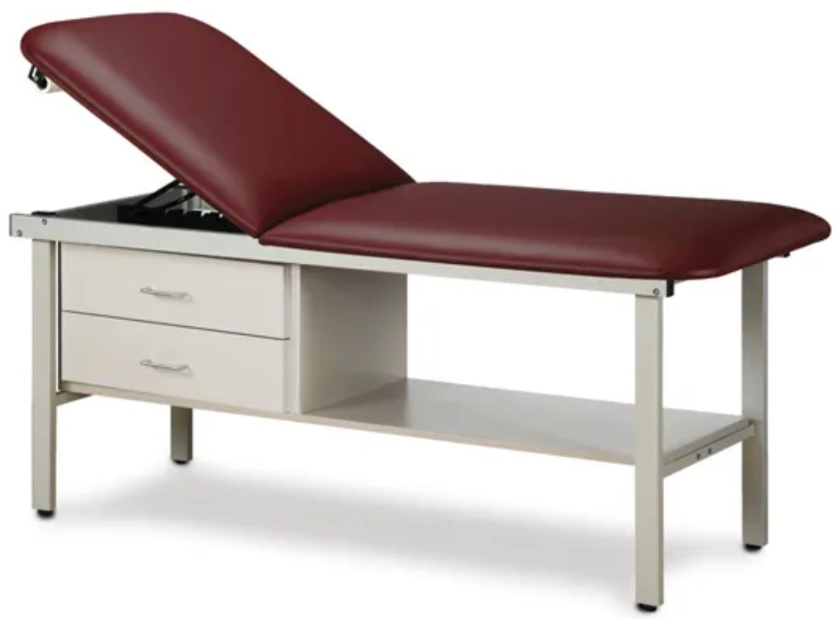 Clinton ETA Alpha Treatment Table w/ Drawers, Shelf.