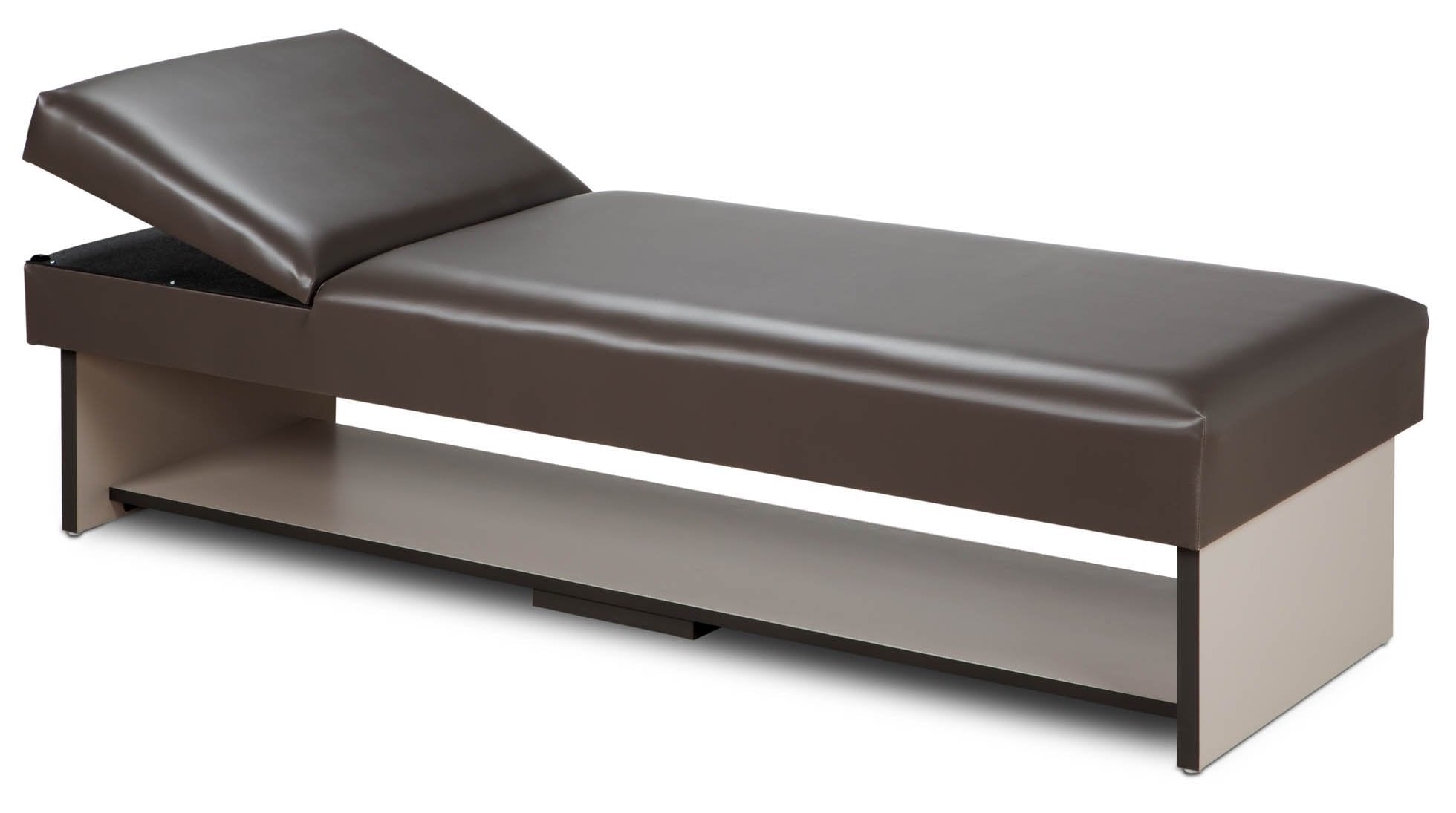 Clinton Panel Leg Recovery Couch w/ Shelf.