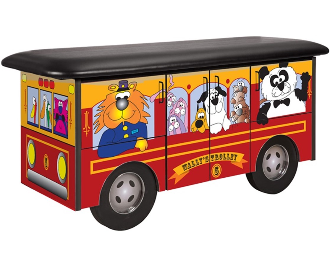 Clinton Pediatric Cabinet Treatment Table w/ Flat Top.