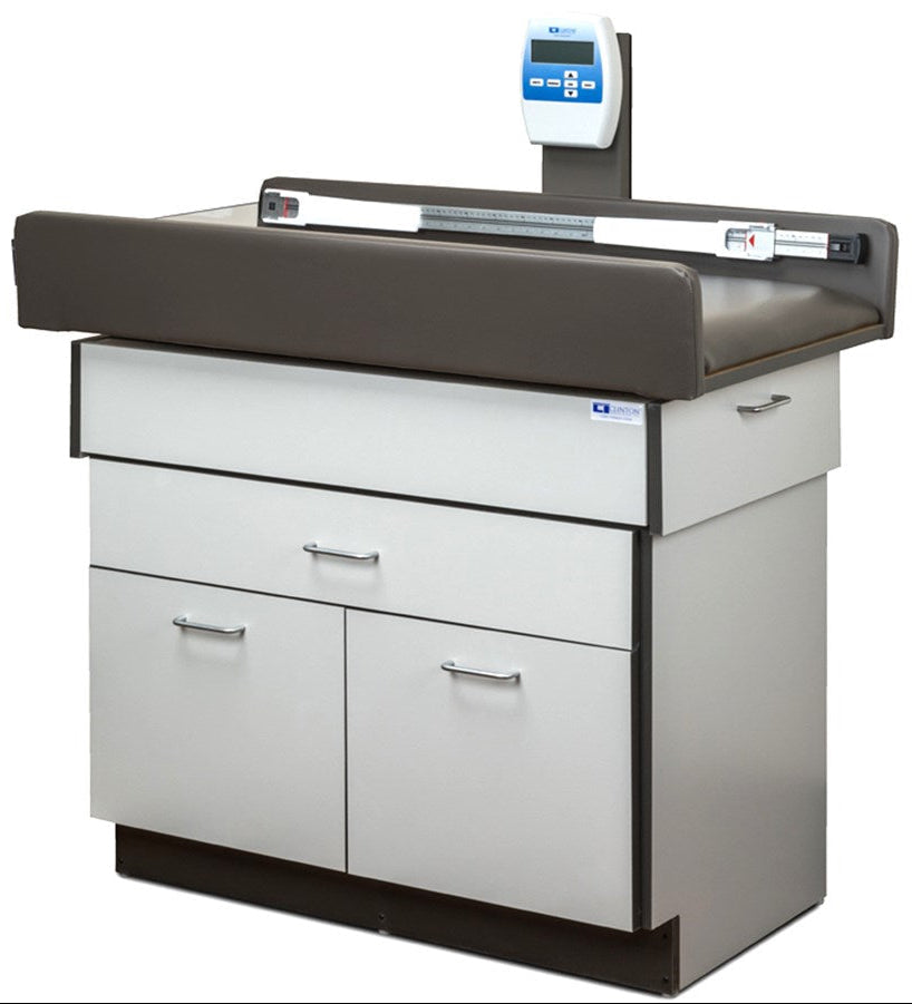 Clinton Pediatric Cabinet Treatment Table. Flat Top w/ 2 Doors.