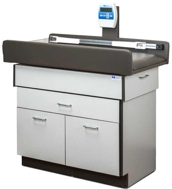Clinton Pediatric Cabinet Treatment Table. Flat Top w/ 2 Doors.