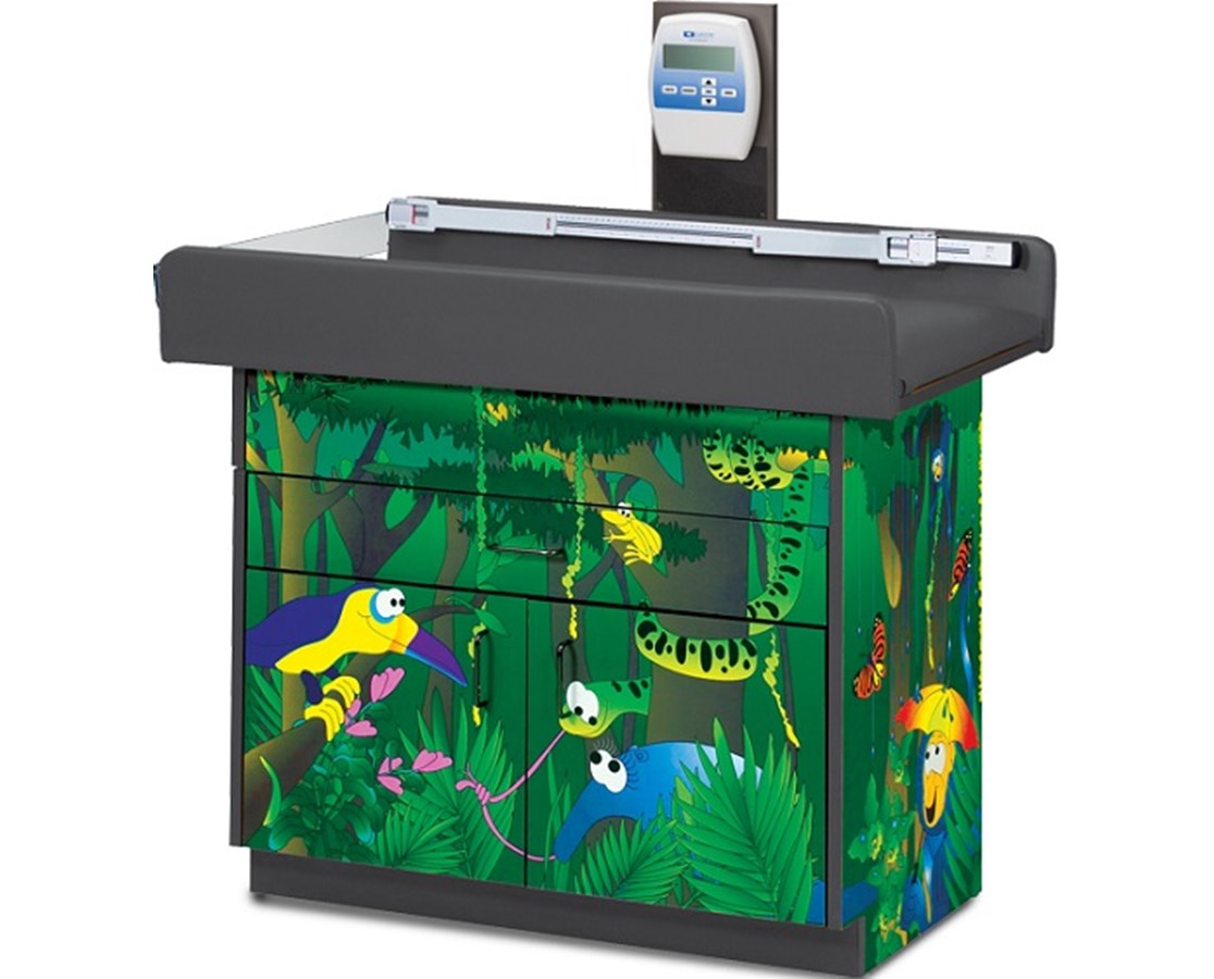 Clinton Pediatric Imagination Cabinet Exam Scale Table.