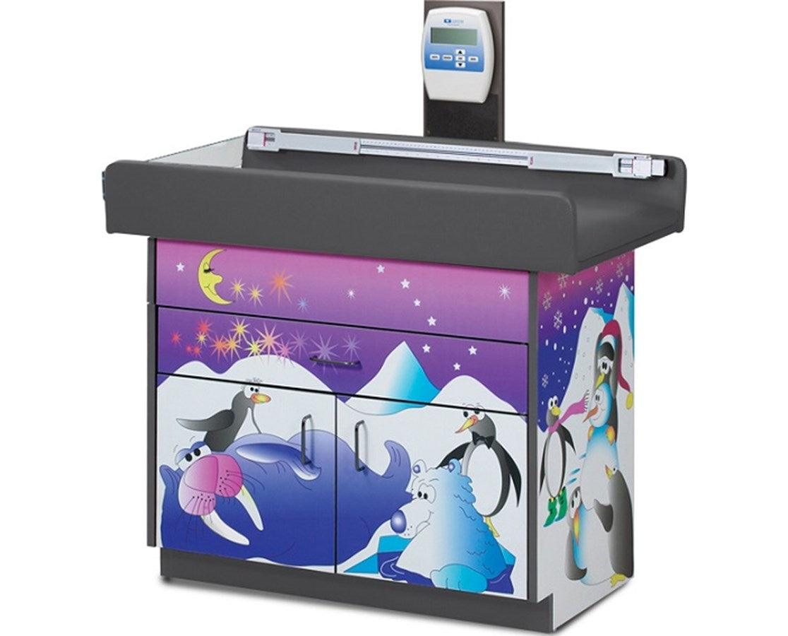 Clinton Pediatric Imagination Cabinet Exam Scale Table.