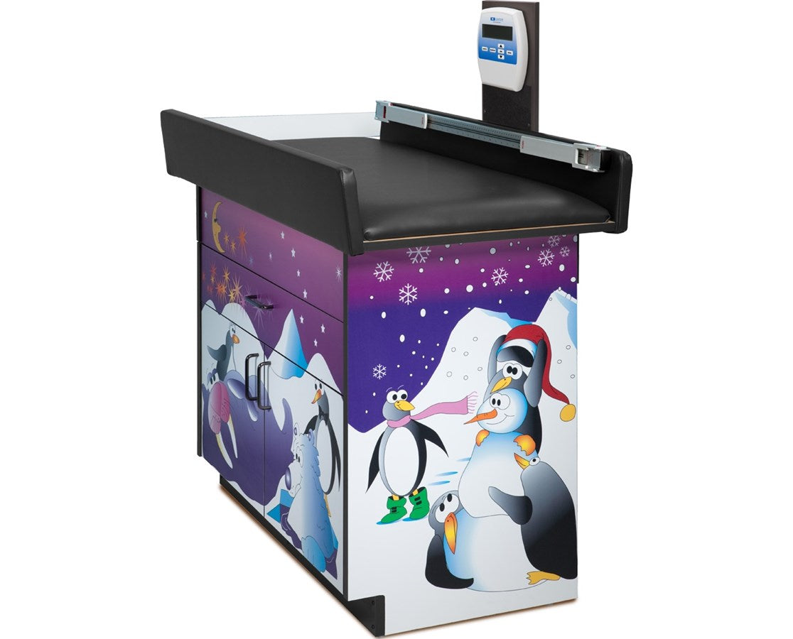 Clinton Pediatric Imagination Cabinet Exam Scale Table.