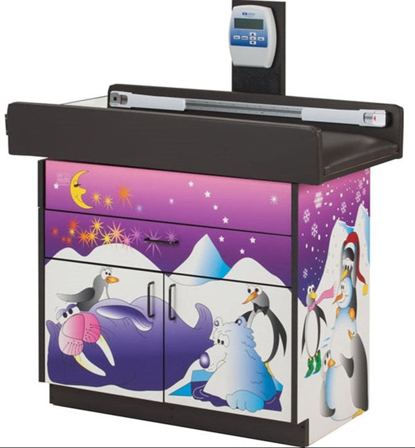 Clinton Pediatric Imagination Cabinet Exam Scale Table.