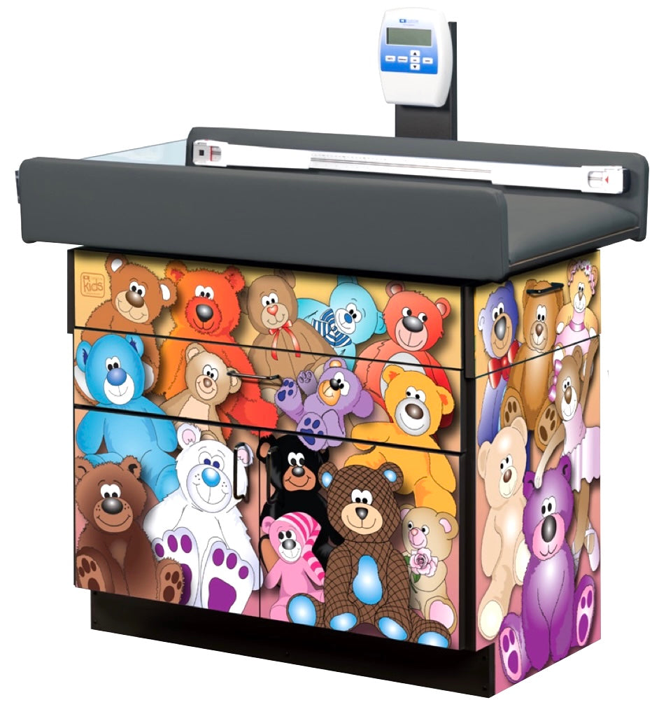 Clinton Pediatric Imagination Cabinet Exam Scale Table.