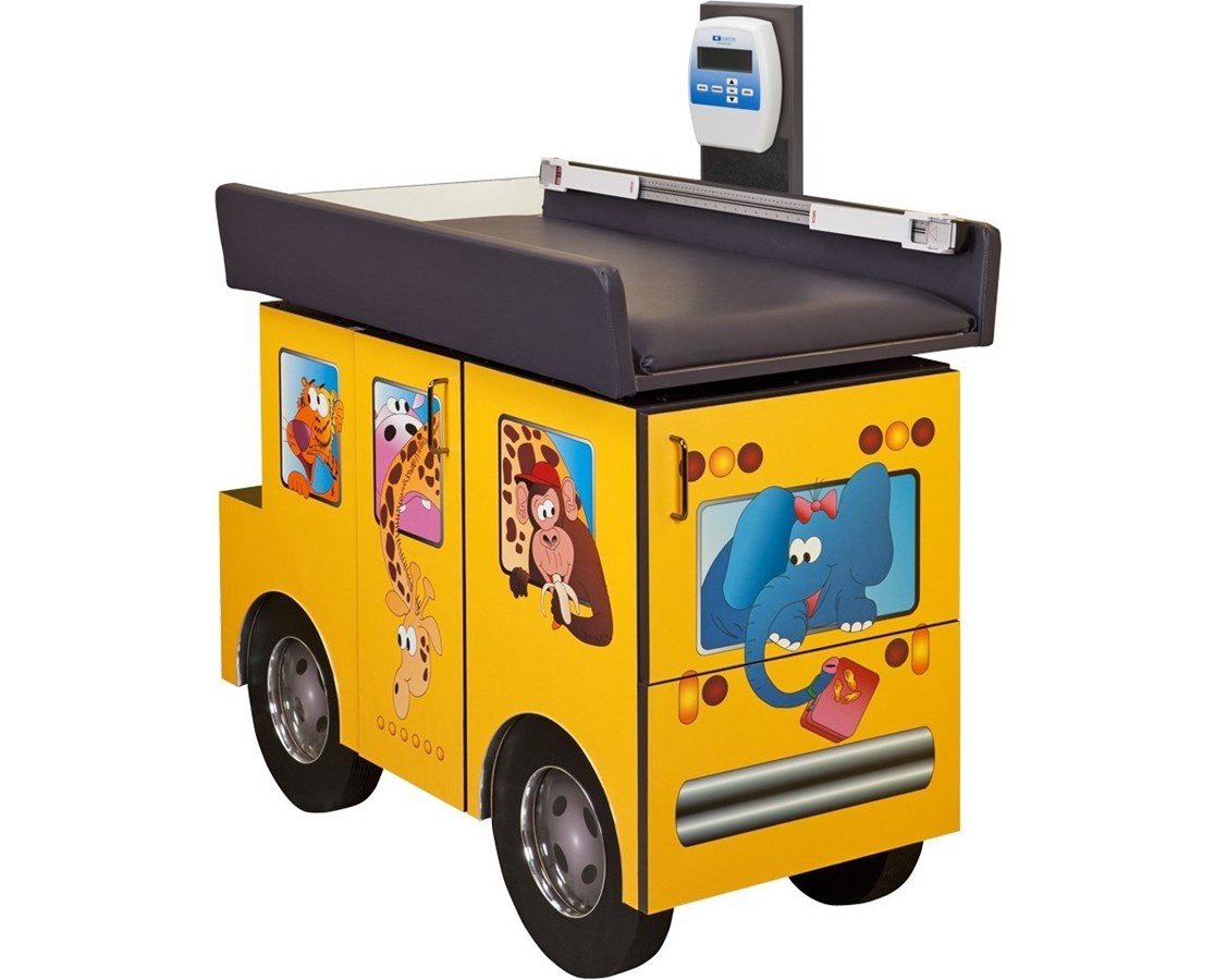 Clinton Pediatric Cabinet Exam Scale Table w/ Flat Top.