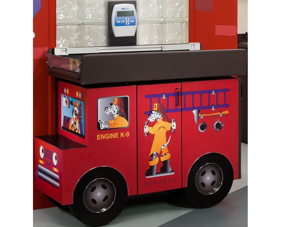Clinton Pediatric Cabinet Exam Scale Table w/ Flat Top.