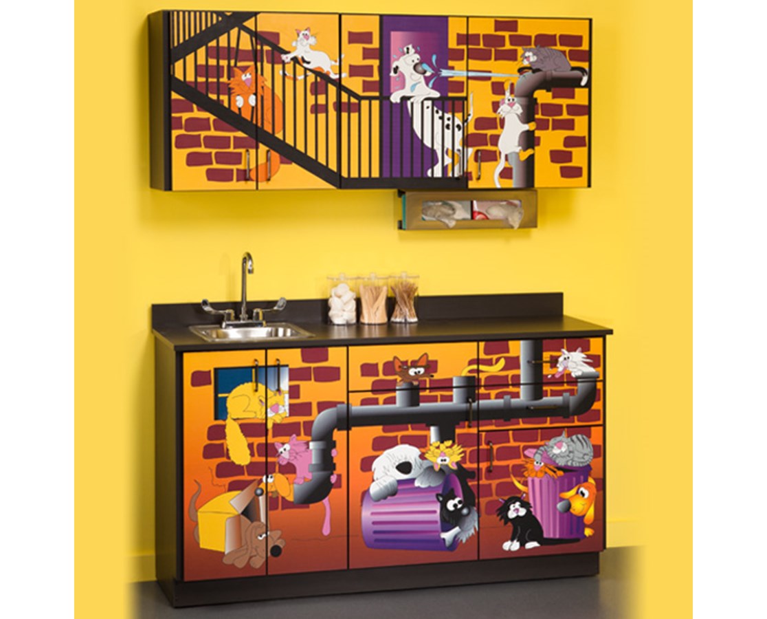 Clinton Pediatric Complete Exam Room Alley Cats.
