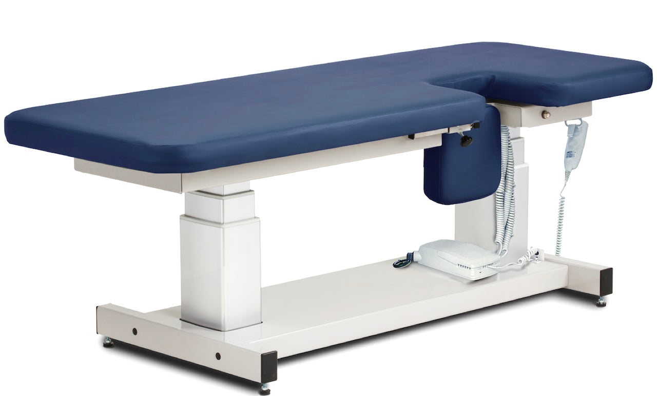 Clinton Power Hi Lo Imaging Table w/ Flat Top & Drop Window.
