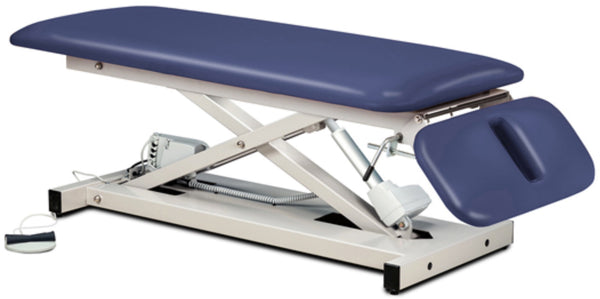 Clinton Power Hi Lo Space Saver Exam Table. Open Base.