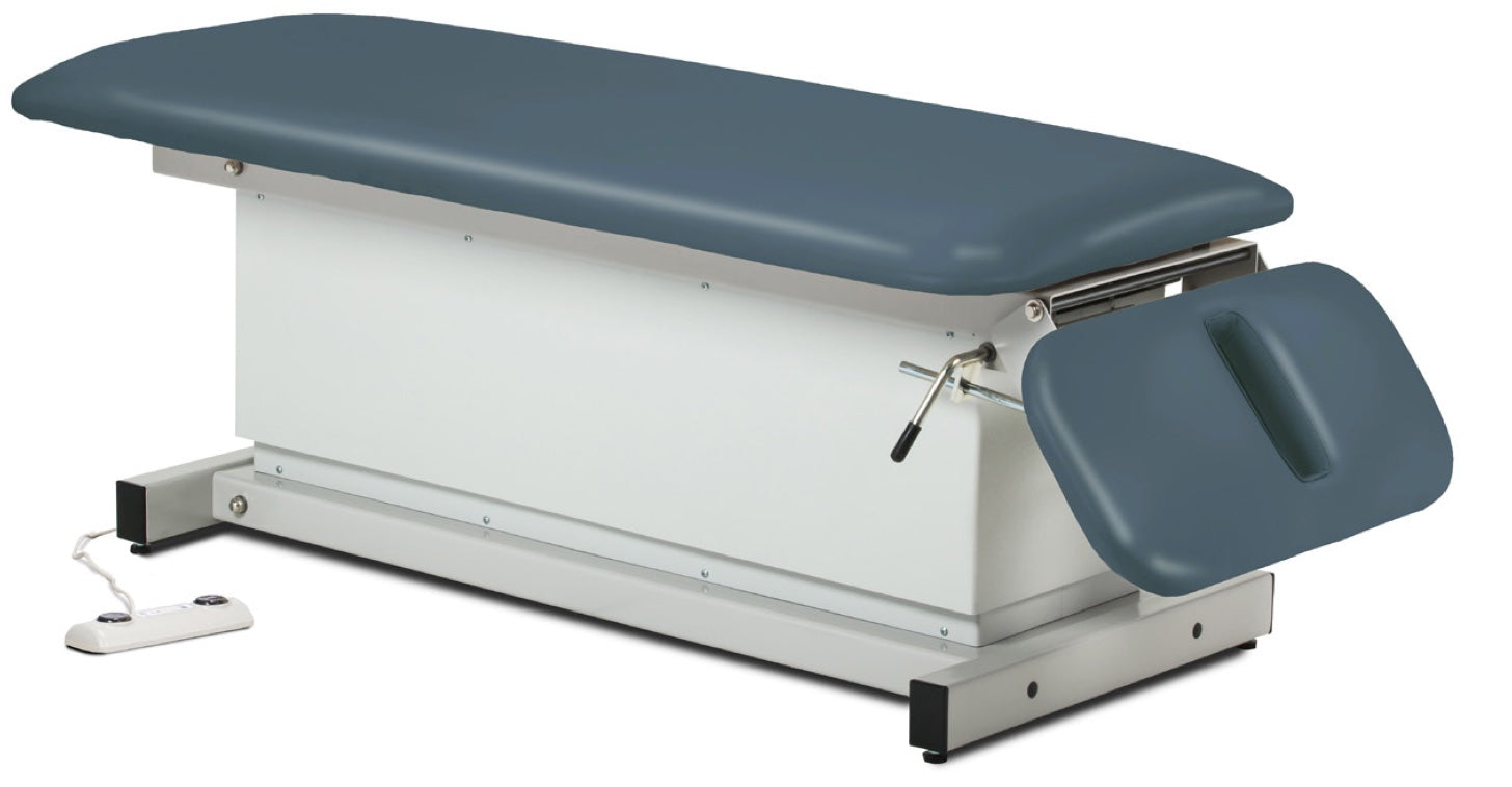 Clinton Power Hi Lo Space Saver Exam Table. Shrouded Base.