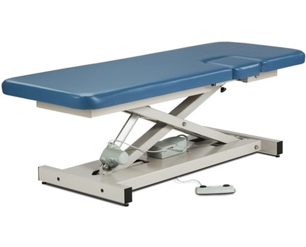 Clinton Power Hi Lo Imaging Table. Open Base w/ Flat Top.