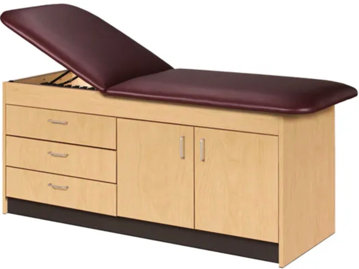 Clinton Cabinet Treatment Table w/ Adjustable Back.