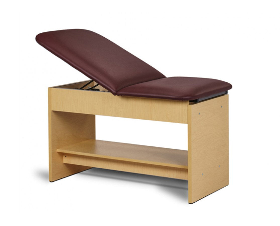 Clinton Exam Table w/ Adjustable Back, Panel Leg.