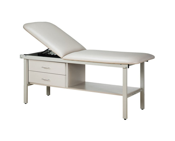 Clinton ETA Alpha Treatment Table w/ Drawers, Shelf.