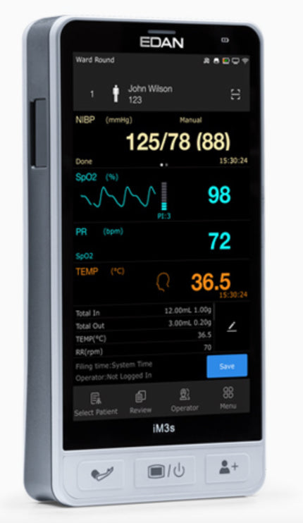 Edan iM3s Handheld Vital Signs Monitor.