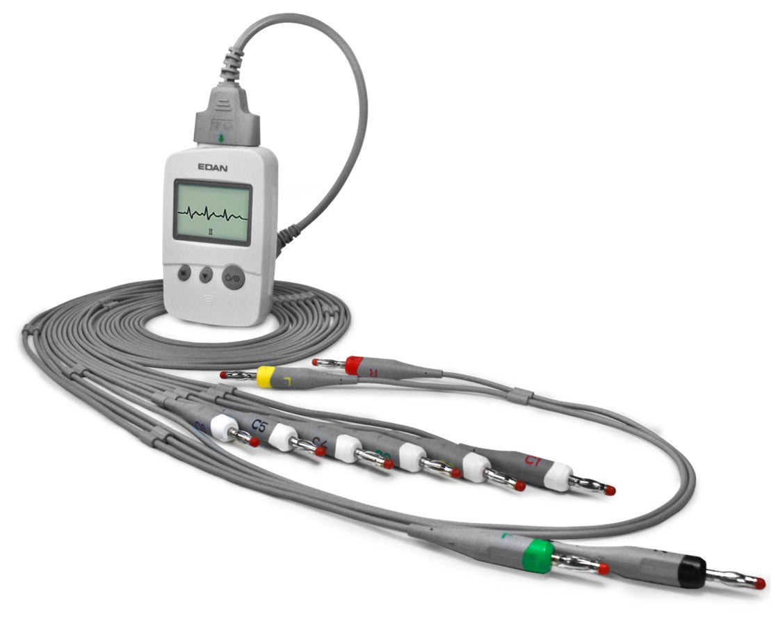Edan PC Based 12 Lead Wireless DX12 ECG Sampling Box