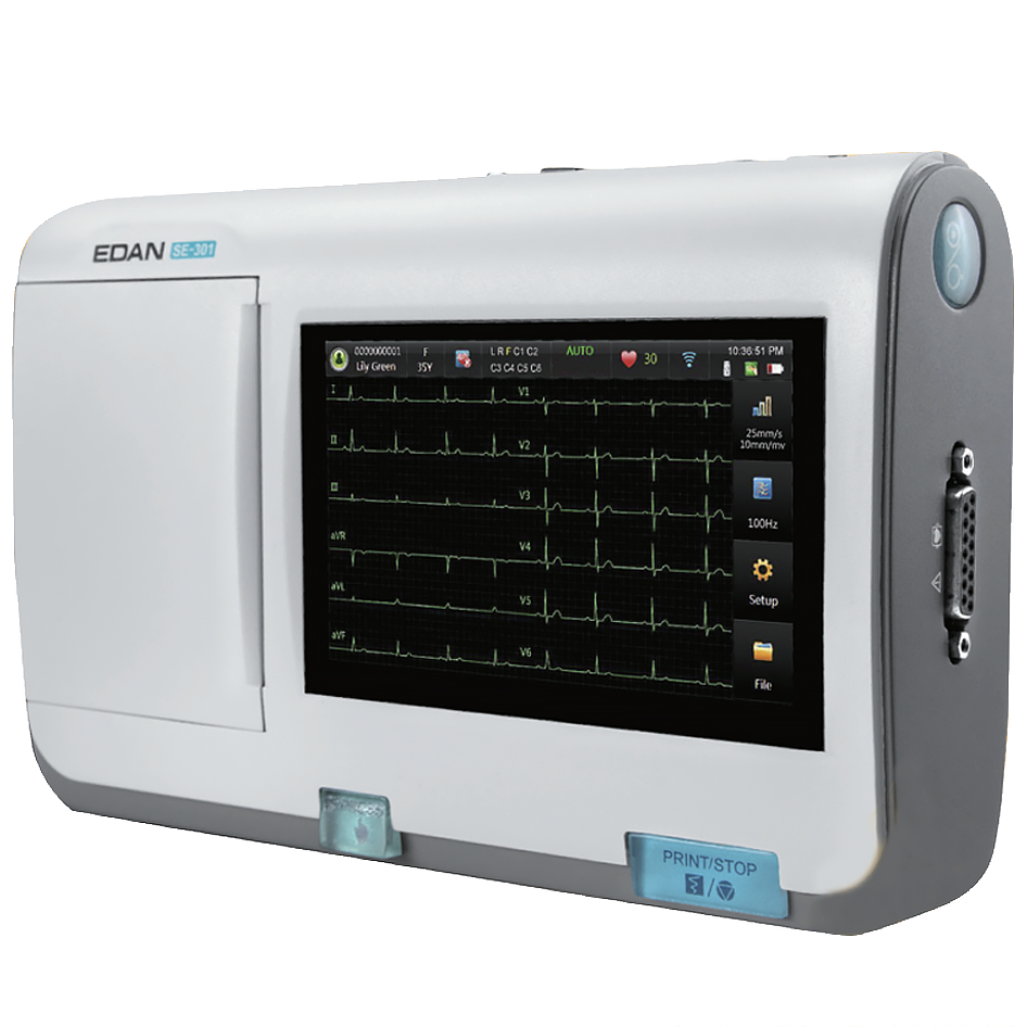 Edan 3-Channel Resting ECG System