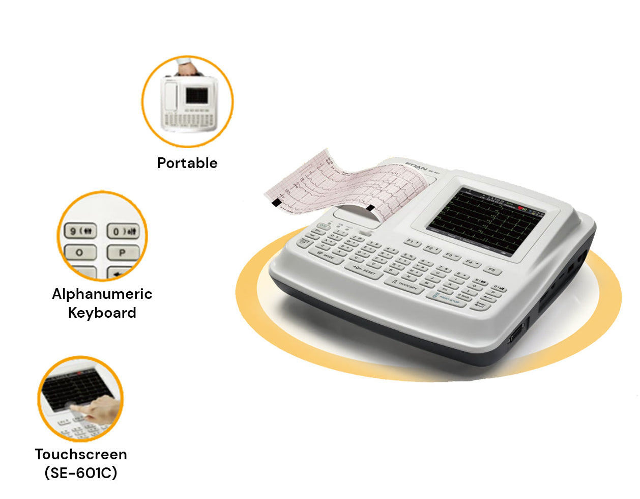 Edan 6-Channel ECG Machine