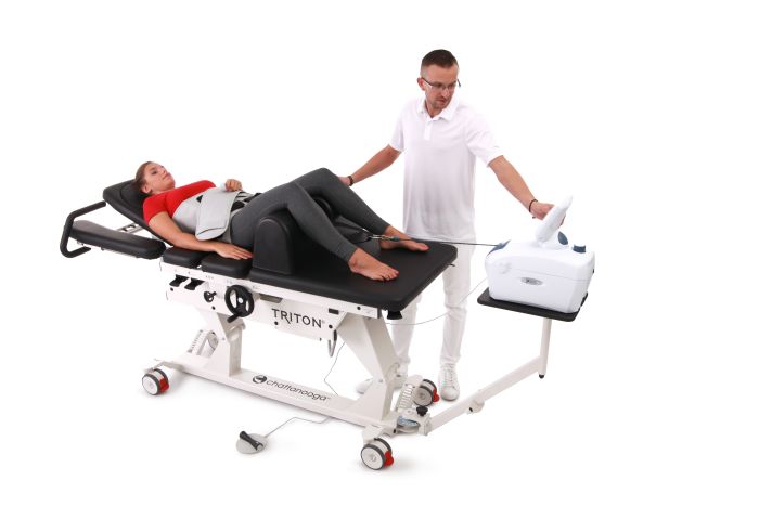 Chattanooga Triton DTS 6M Hi Lo Traction Power Chiropractic Table.