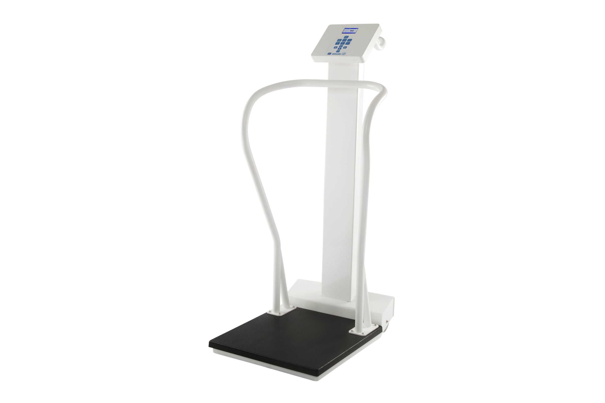 Health o Meter Antimicrobial Platform Scale w/ Handrail.