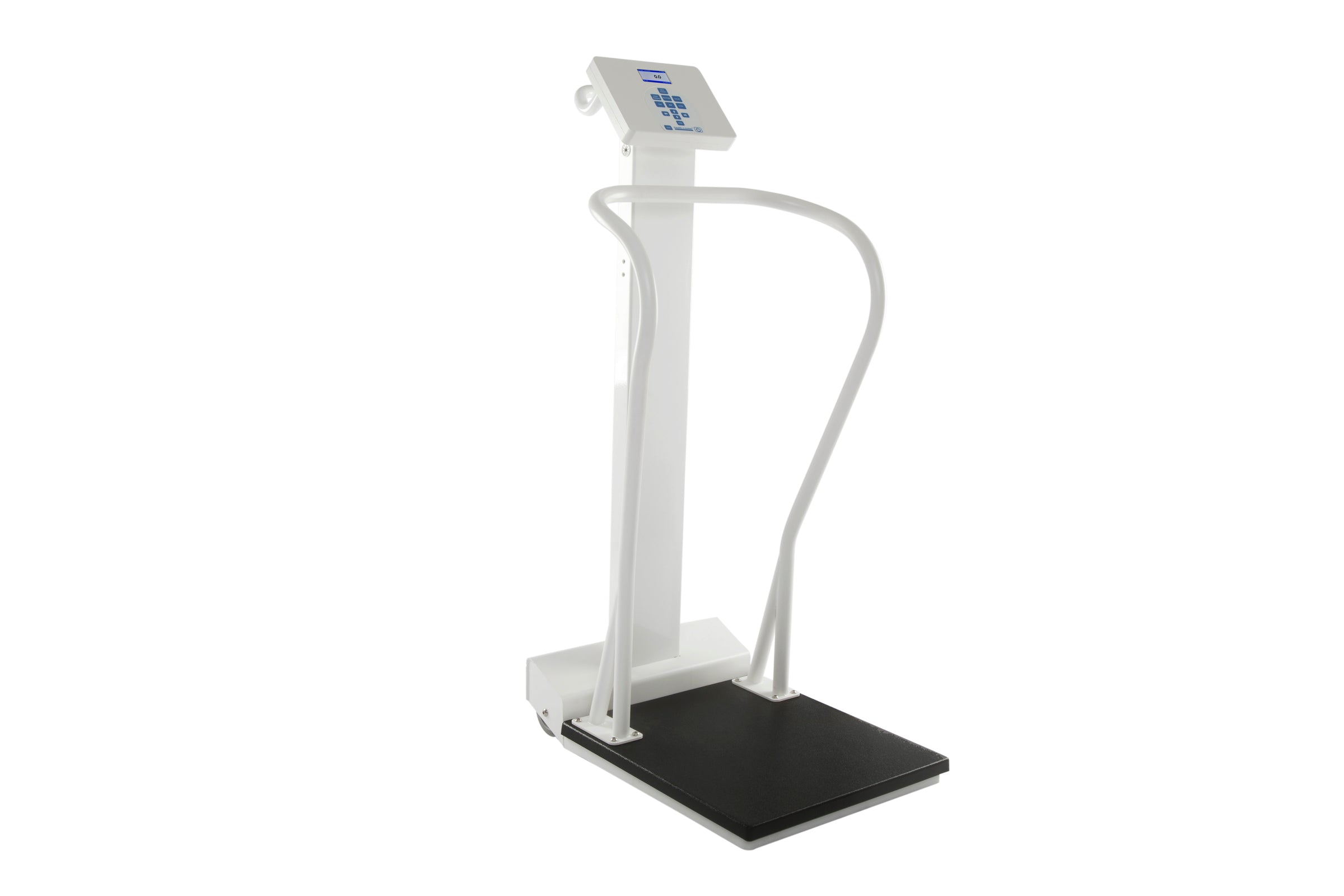 Health o Meter Antimicrobial Platform Scale w/ Handrail.