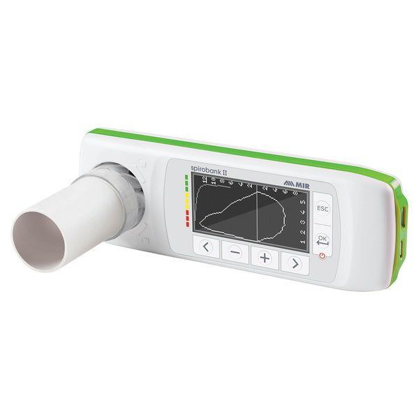 MIR Spirobank II Handheld Spirometer.