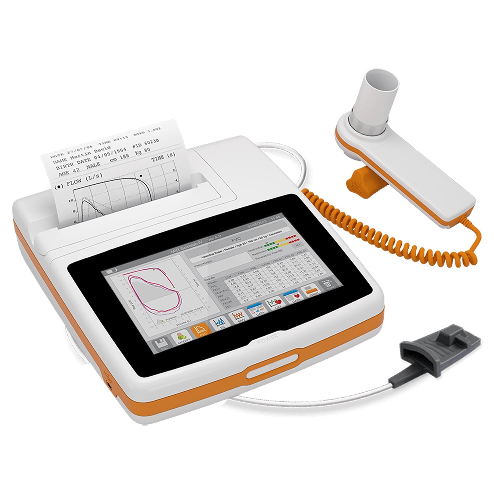 MIR Spirolab Desktop Spirometer.