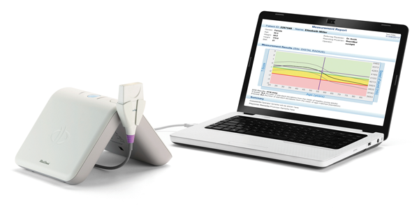BeamMed Sunlight MiniOmni portable bone density ultrasonometer main unit with handheld probe