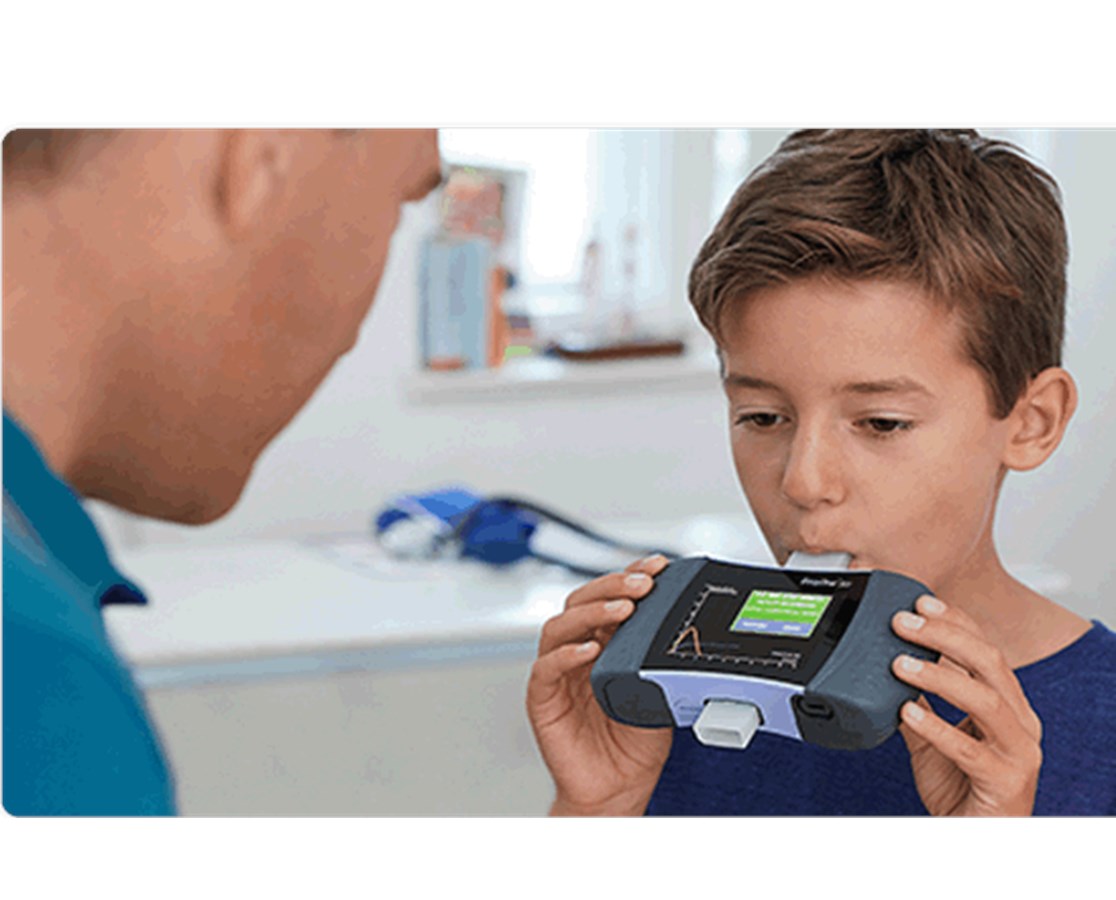 NDD Easyone Air Spirometry System.