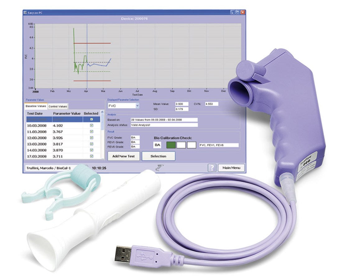 NDD Easy on PC Spirometry System.