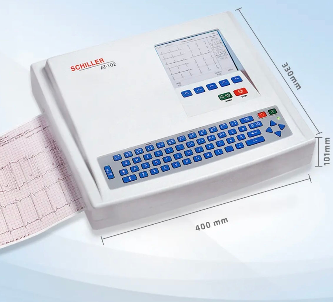 Schiller CARDIOVIT AT-102 12-Lead ECG. 