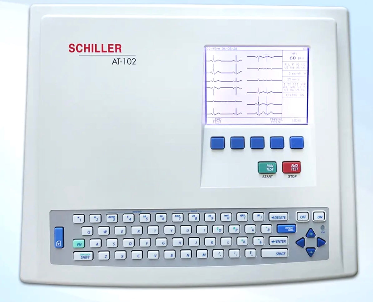 Schiller CARDIOVIT AT-102 12-Lead ECG. 