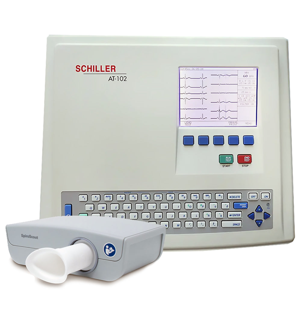 Schiller CARDIOVIT AT-102 12-Lead ECG. 