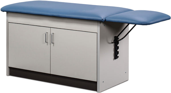 Clinton Space Saver Cabinet Exam Table. Flat Top.