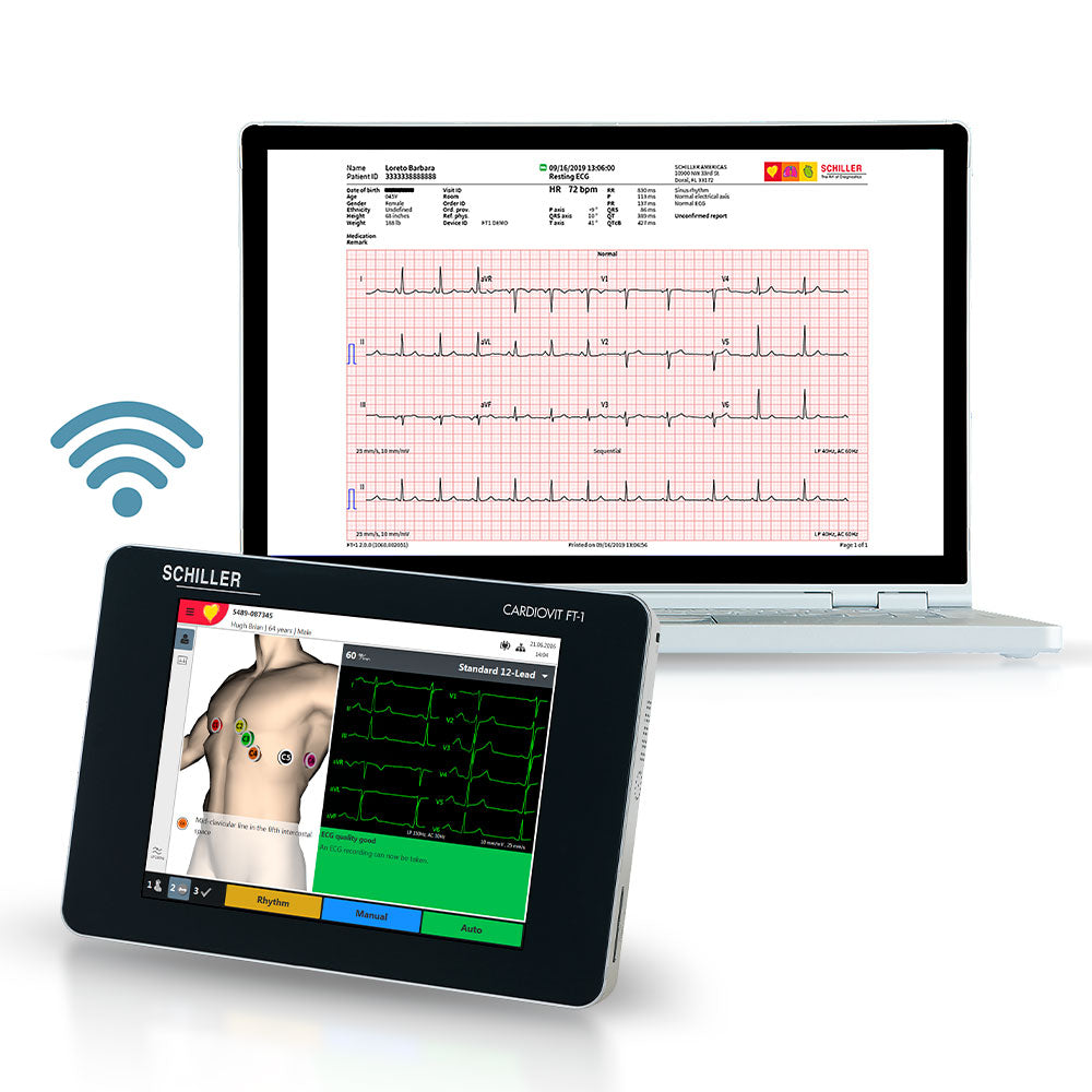 Schiller Cardiovit FT-1 EKG System