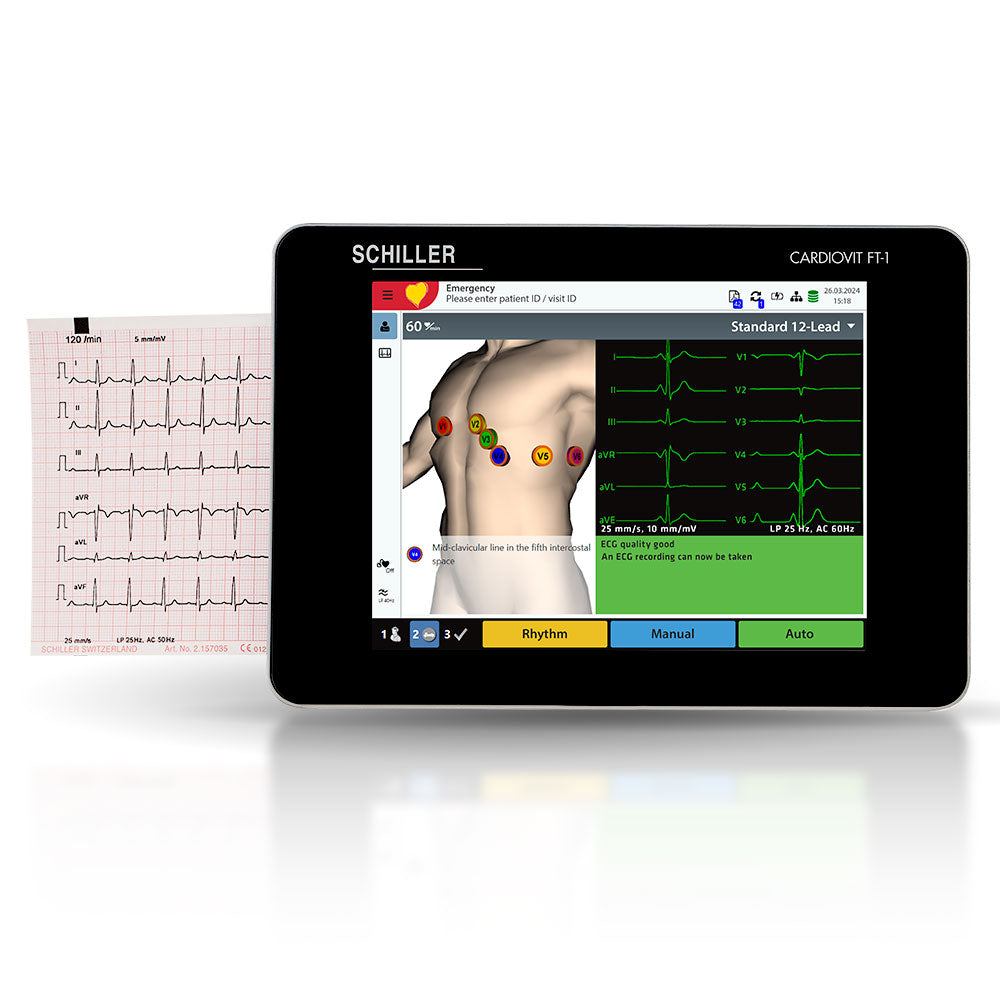 Schiller Cardiovit FT-1 EKG System