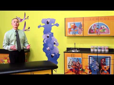 Clinton Discover Pediatric Cabinet Treatment Table.