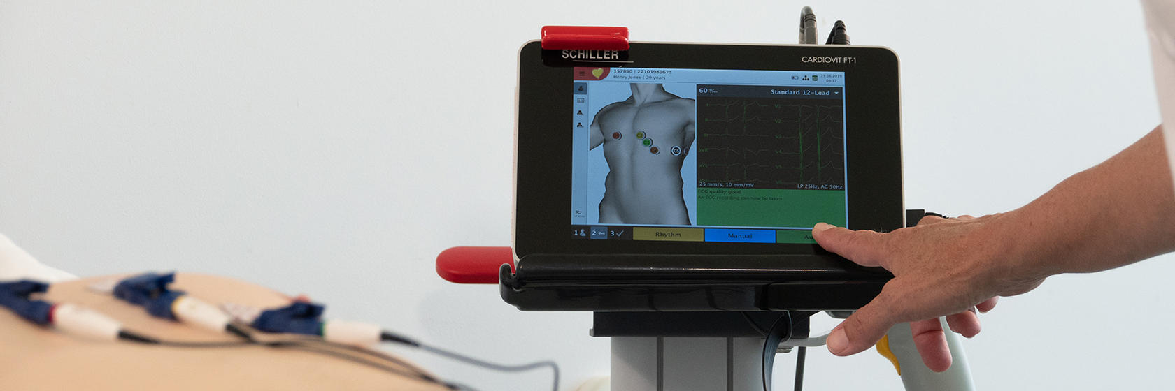 Schiller Cardiovit FT-1 EKG System