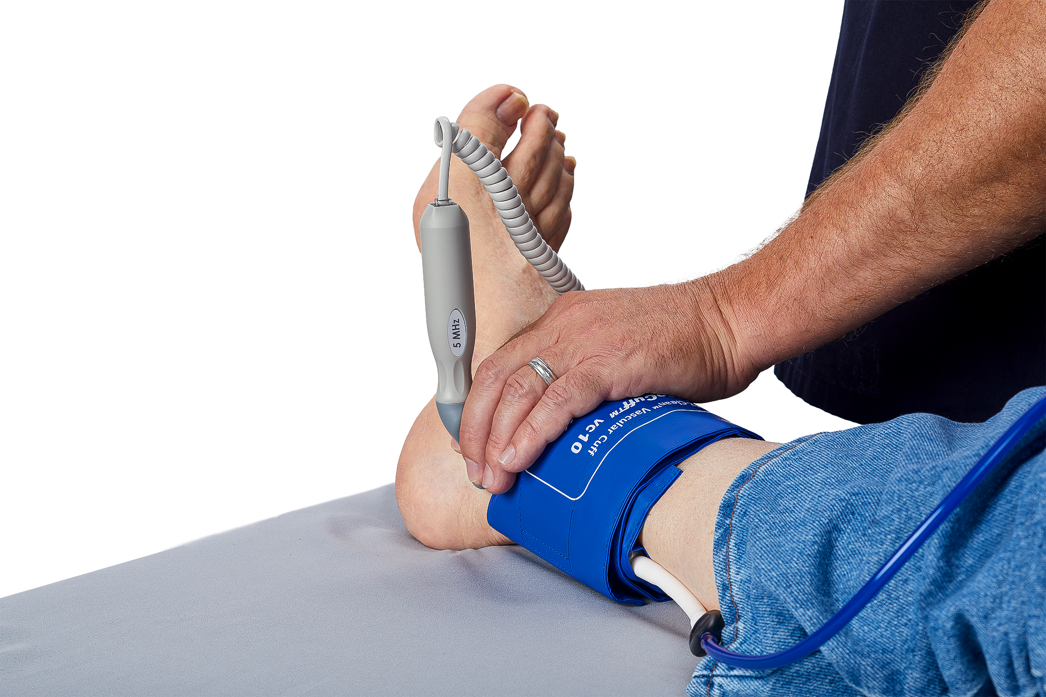 Newman Medical simpleABI Automated Cuff-Link System in clinical use